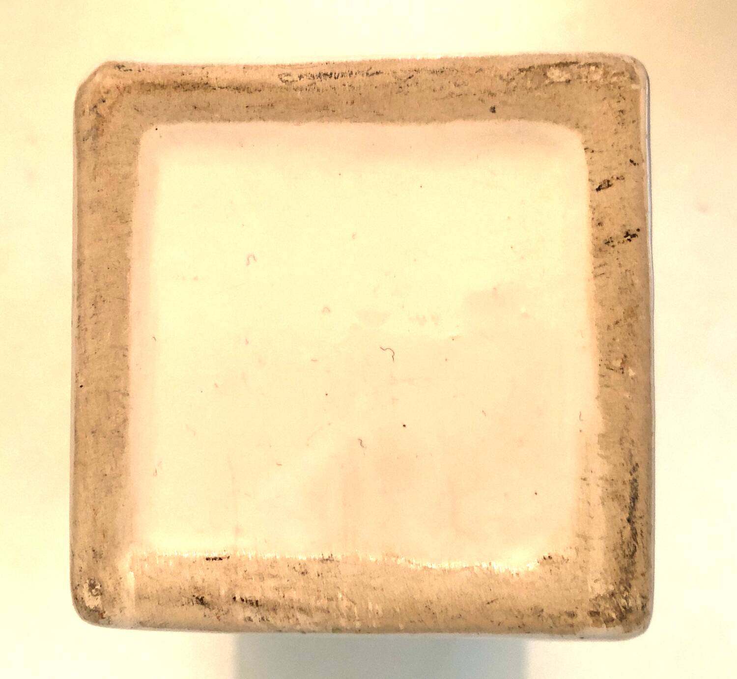 White ceramic medical vase