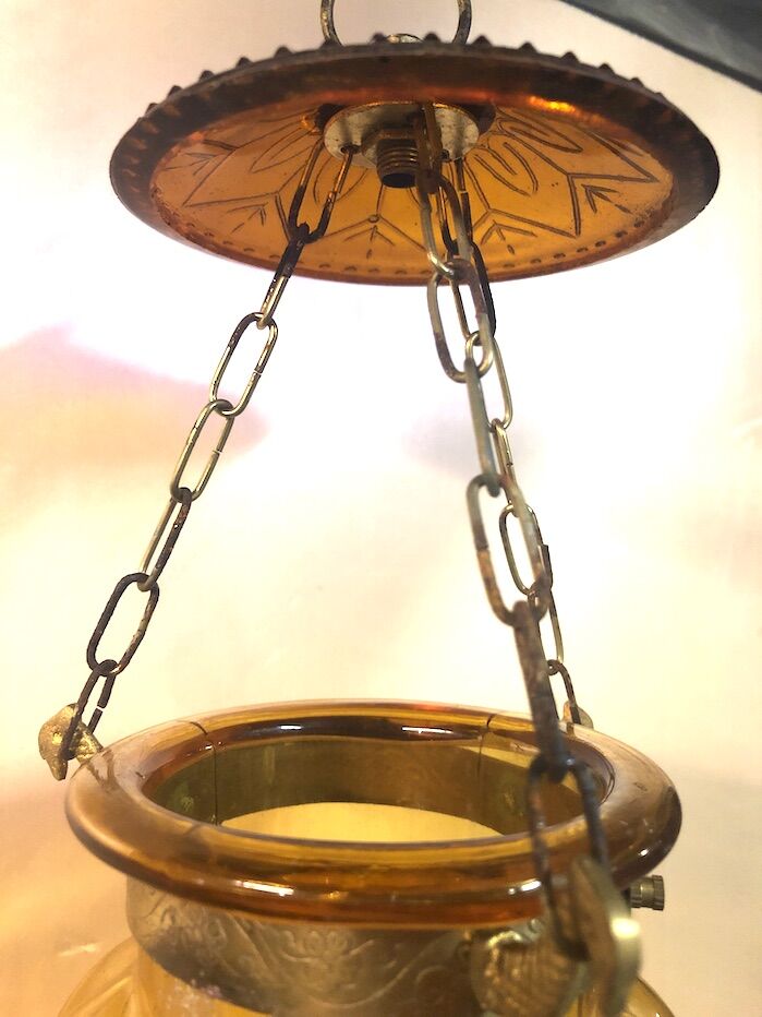 Yellow Indian lamp