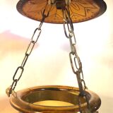 Suspension indienne jaune
