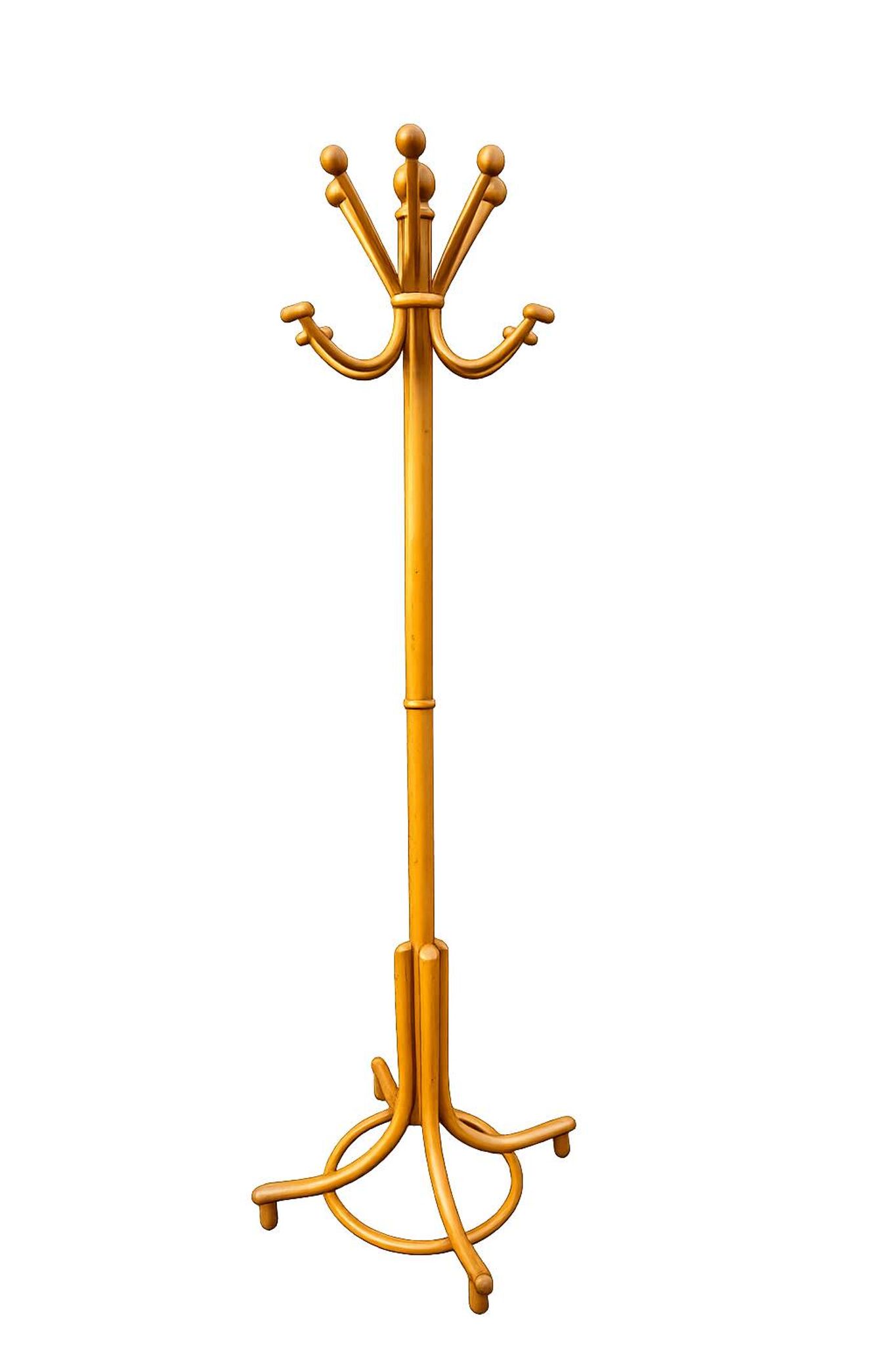 Porte manteau perroquet Antique bois courbé style Viennois