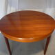 Scandinavian vintage extendable round table