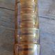Set of 5 amber egg cups