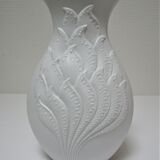 Porcelain vase biscuit Manfred Frey for AK Kaiser vegetable decoration