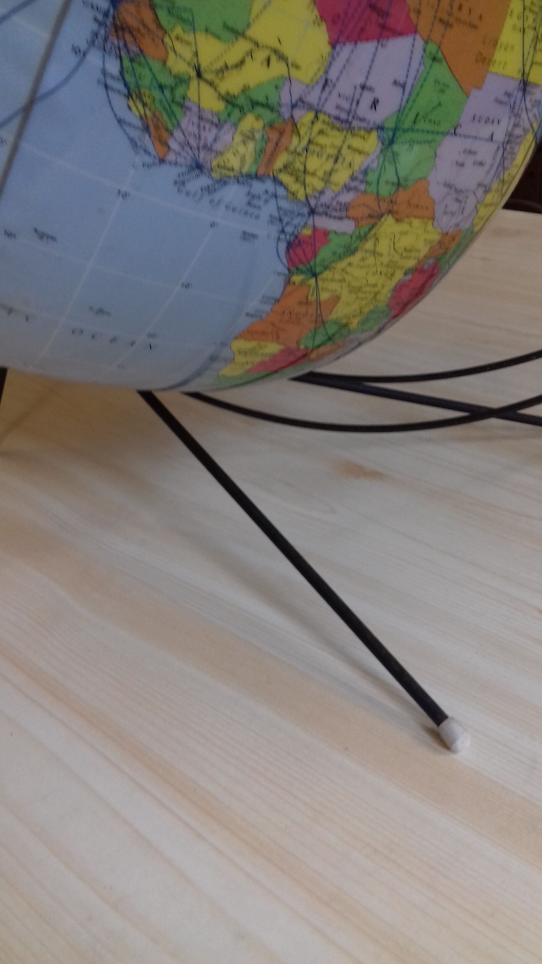 Mappemonde Air France vintage
