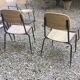 Lot de 6 chaises bois et fer