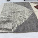 Handmade wool Berber rug 292 X190 CM
