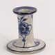 Vintage stoneware candle holder signed Jesper Packness, designer/ceramicist.