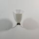 Vintage wall lamp in brass and art deco glass
