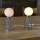 Pair of designer lamps, Spring model, by Ingo Maurer, 20th century