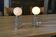 Pair of designer lamps, Spring model, by Ingo Maurer, 20th century