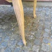 Table à manger Louis XV décapée en chêne massif 1970 215cm