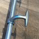 Large Aluminium Wall Coat Rack with Ten Hooks and Luggage Rack
