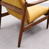 1965 Edmund Homa Chair, Model GFM-64 High Back in Yellow
