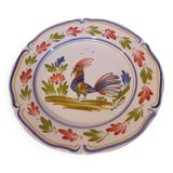 Keraluc quimper / assiette à suspendre oiseau peint à la main (01)