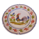 Keraluc quimper / hand painted bird hanging plate (01)