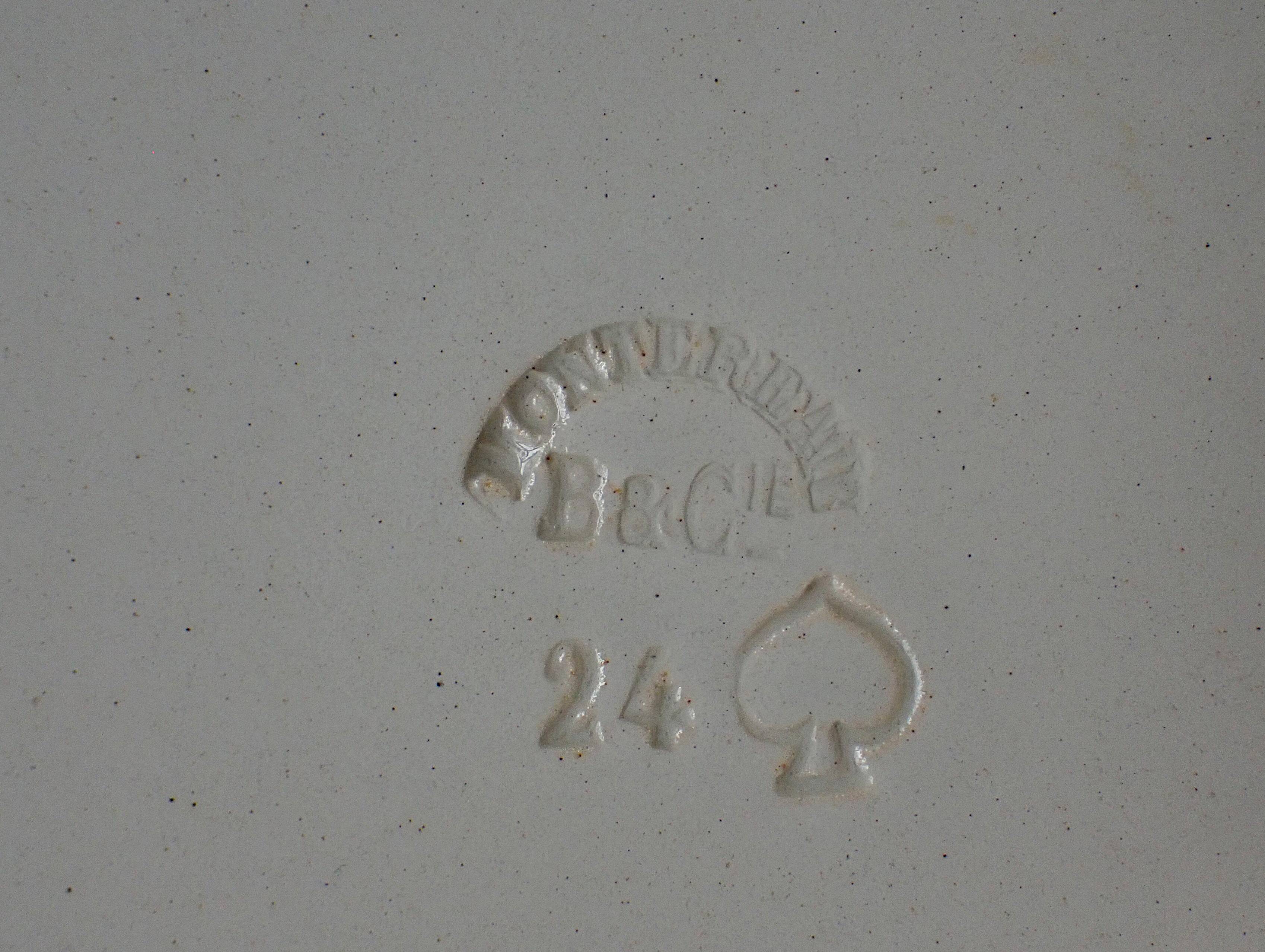 Decorative plate - Late 19th century - Creil & Montereau