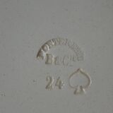 Decorative plate - Late 19th century - Creil & Montereau