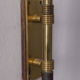 Applique murale vintage en laiton réglable des années 1950, design italien