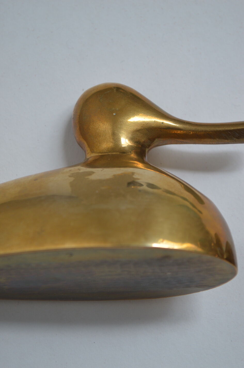 Suite of 3 brass ducks