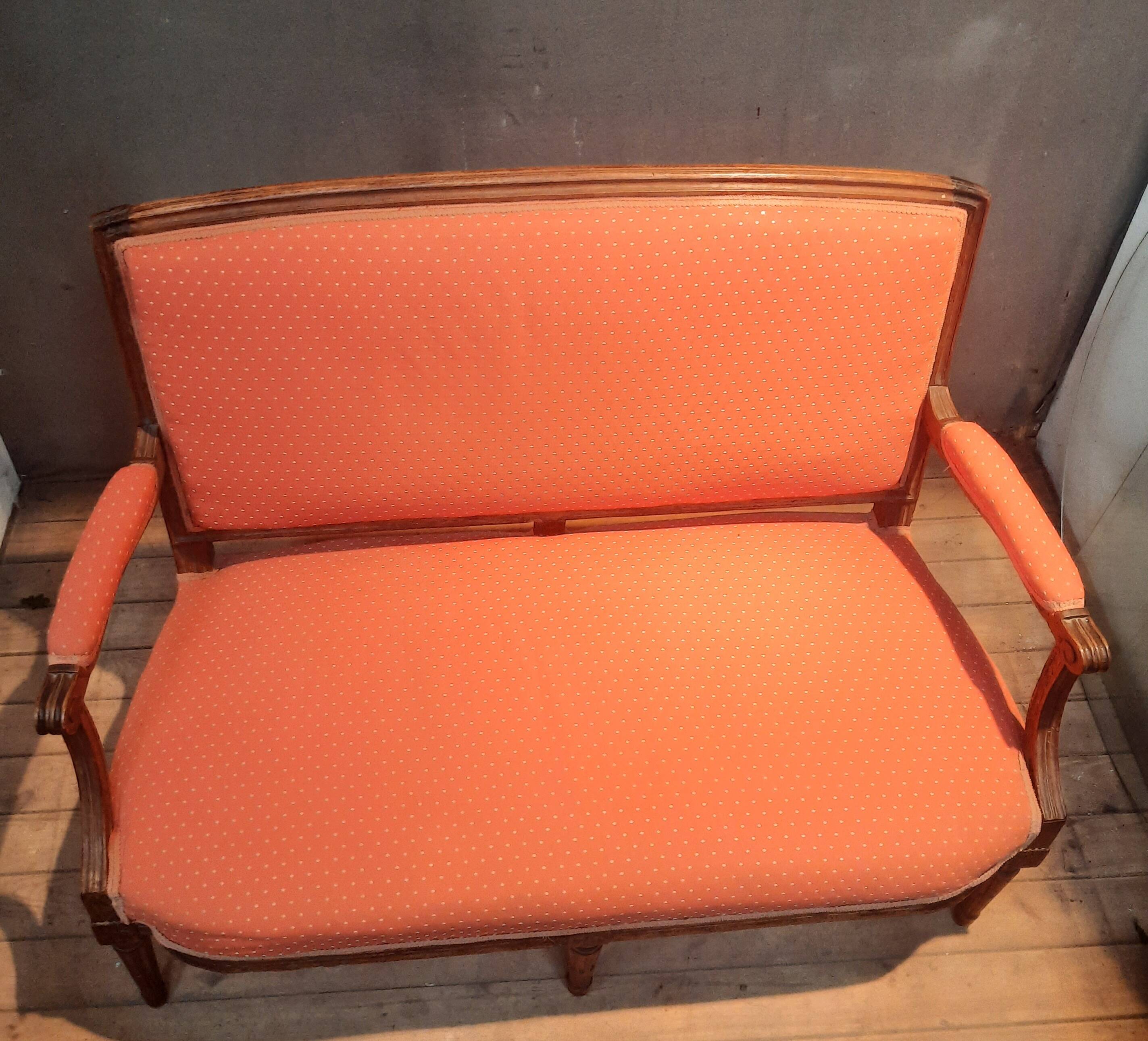 Deep Louis XVI period sofa