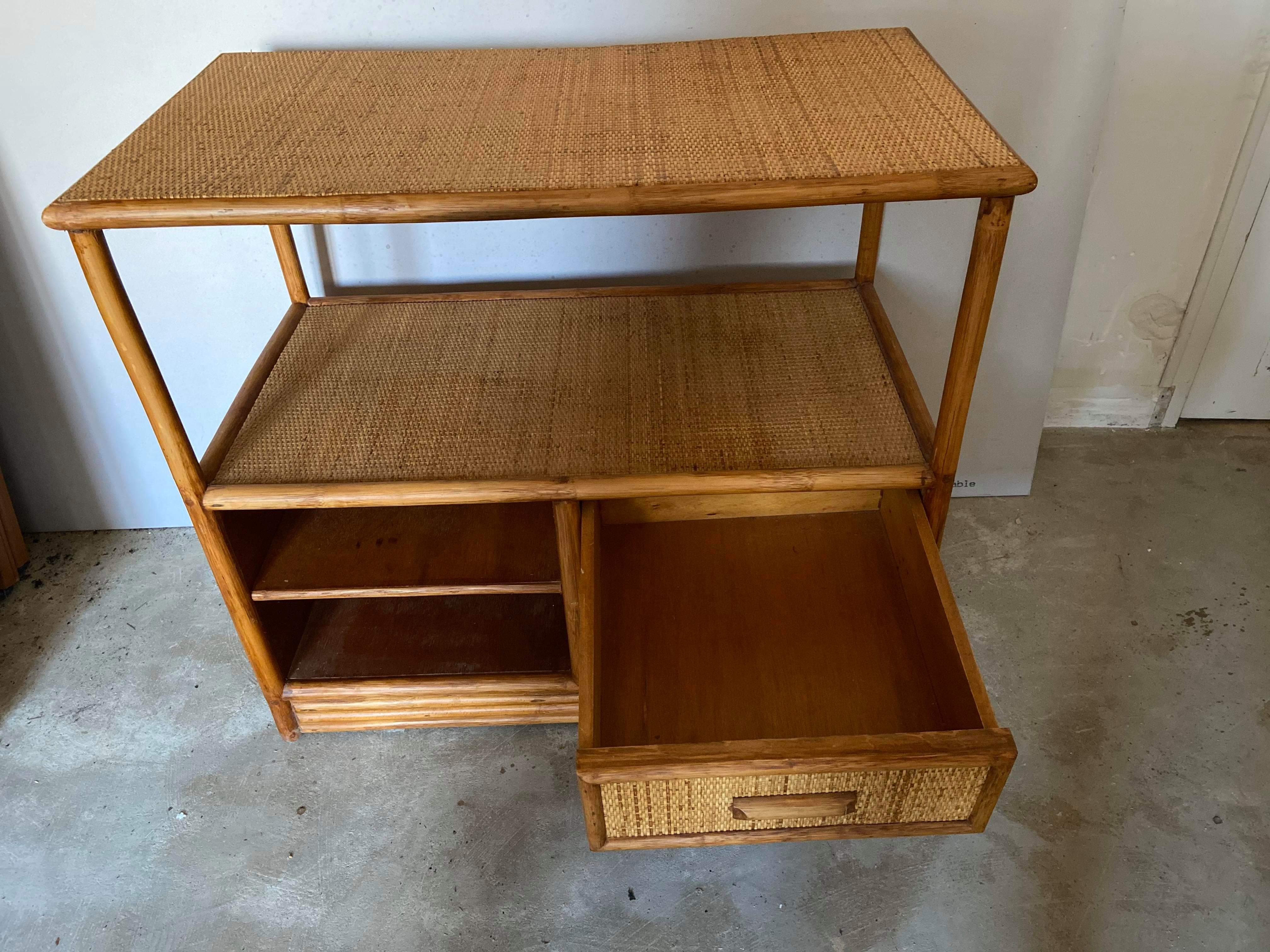 Rattan wicker and wood furniture