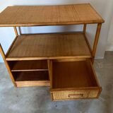 Rattan wicker and wood furniture