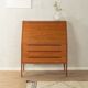 HJN Møbler secretary by Nils Jonsson (1960s, teak, restored)