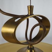 Lustre en verre de Murano et laiton avec double support