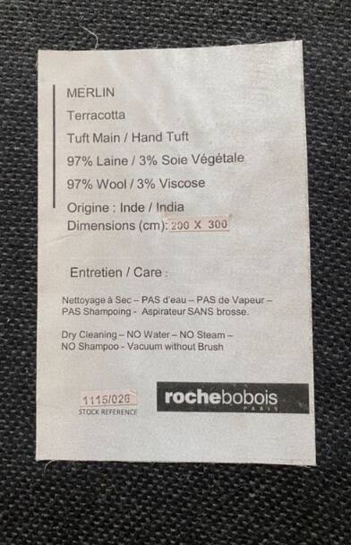 Roche Bobois “MERLIN” rug