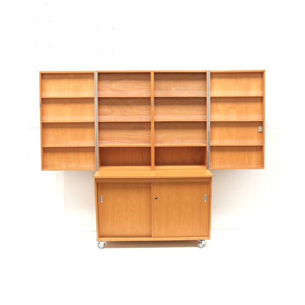 Armoire / buffet / bibliothèque vintage unique fabriquée dans les années 1970
