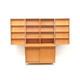 Unique vintage cupboard / sideboard / bookcase made in the 1970s
