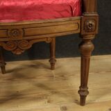 Pair of walnut armchairs from XIXth century