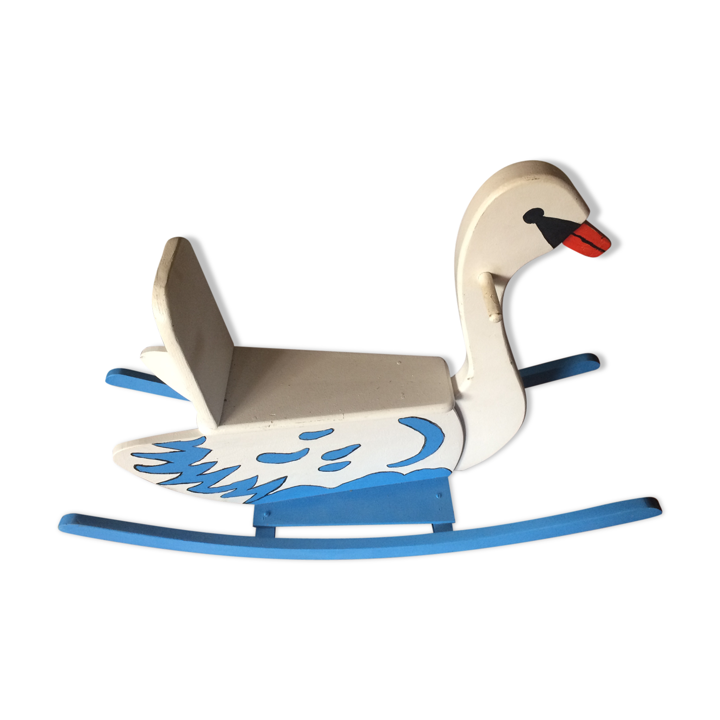 Old rocking swan