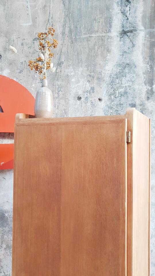 Vintage boarding school cabinet