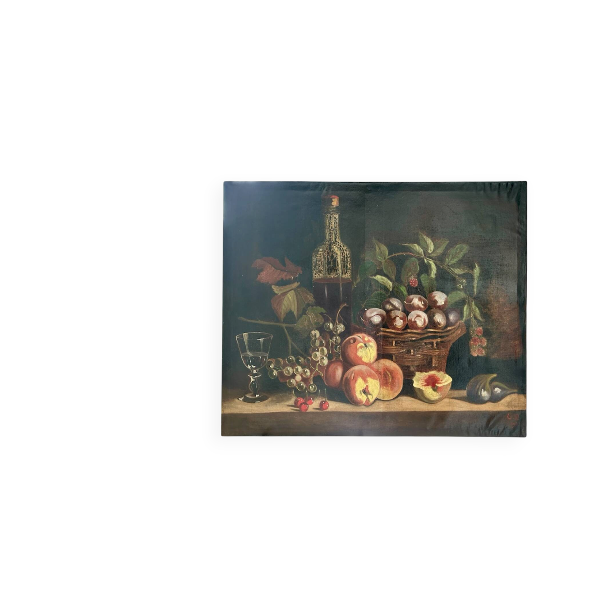 Nature morte G.B 1904 huile sur toile