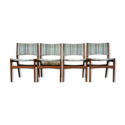 Chaises salle à manger Henning Kjaernulf danois 1960