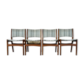 Chaises salle à manger Henning Kjaernulf danois 1960