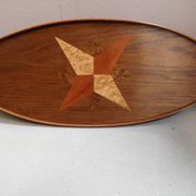 Plateau en bois vintage