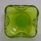 Green Sommerso Murano Glass Ashtray, Italy, 1960s