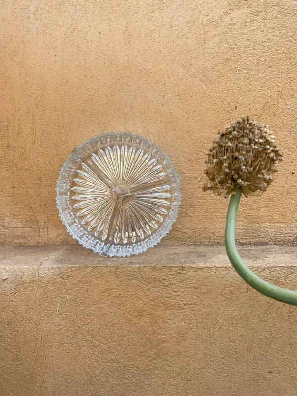 Vintage segmented aperitif plate