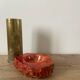 Old brass vase