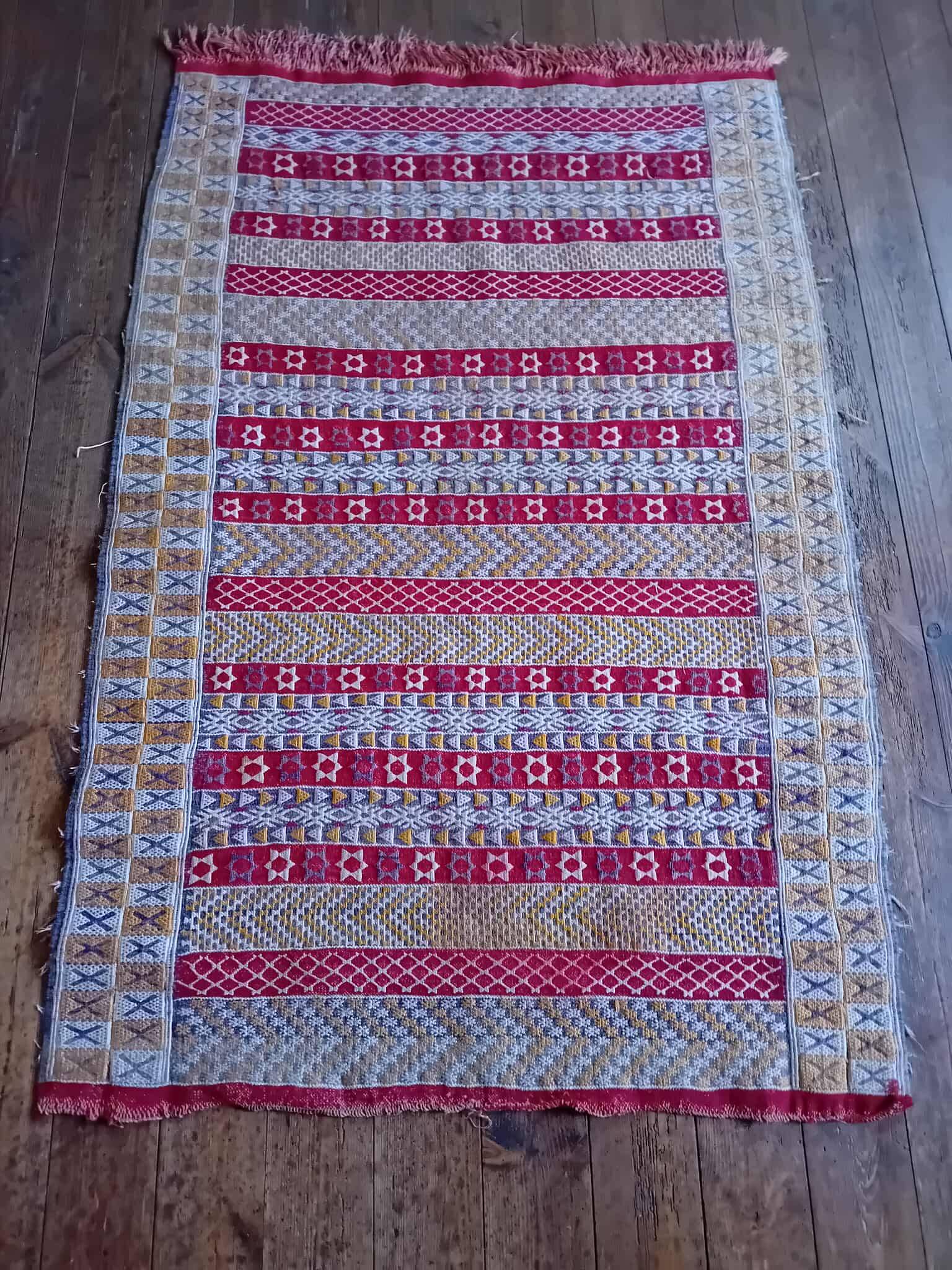 Handmade Berber Kilim Zemmour 150x96cm