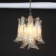 Murano glass chandelier designed by Carlo Nason for Mazzega, 1970s.