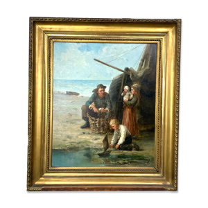 Tableau, huile sur toile