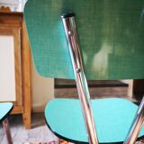 Stretch table set in formica and 4 chairs