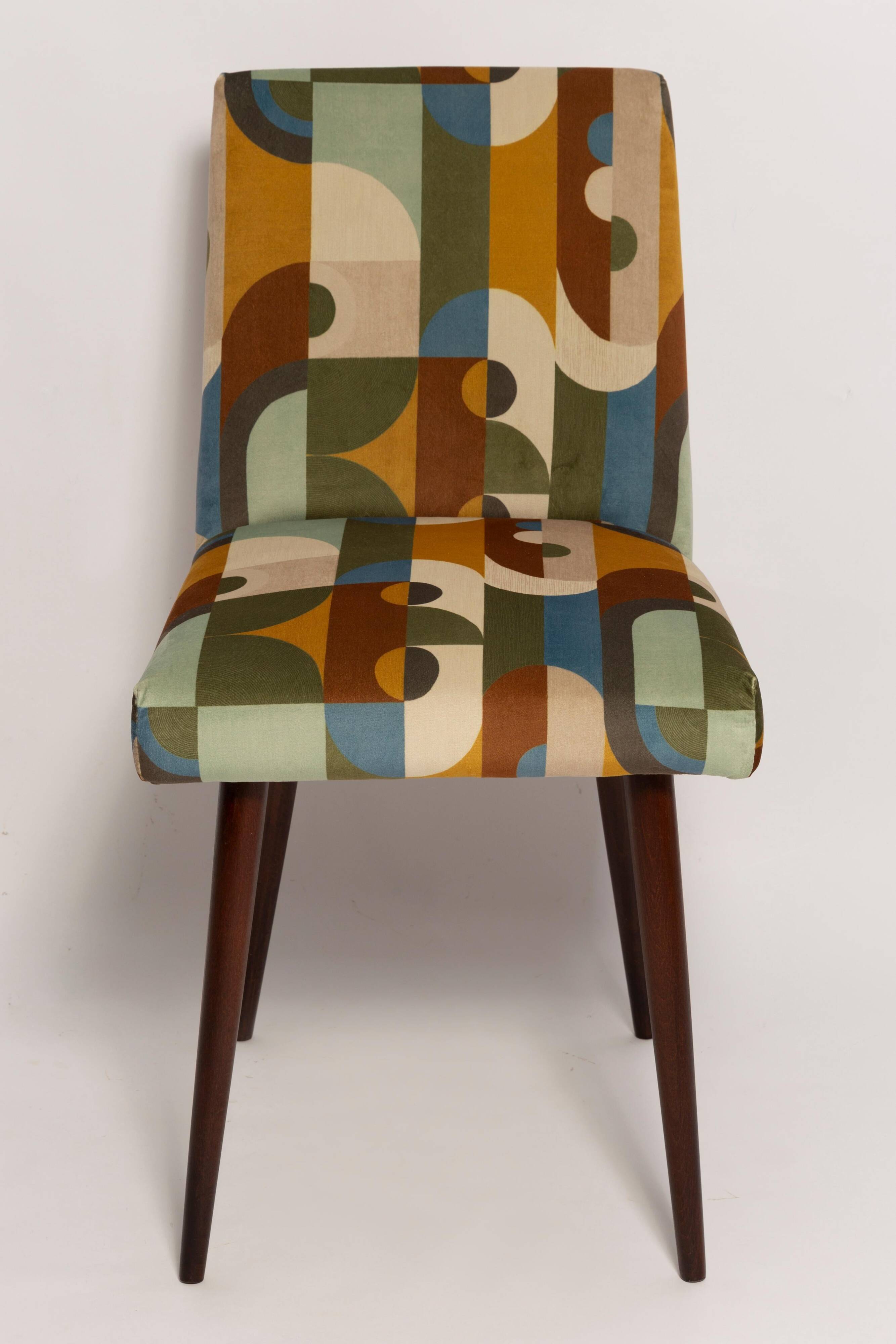 Mid Century Stick Velvet Chair by Casamance, 1960s