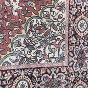 Old Persian carpet end Sarogh handmade 102 X 142 CM