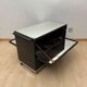 Art Deco Bar Cart in Black Lacquered Mahogany, Mirrored Glass & Chrome, France, 1930