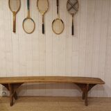 Antique solid wood bench