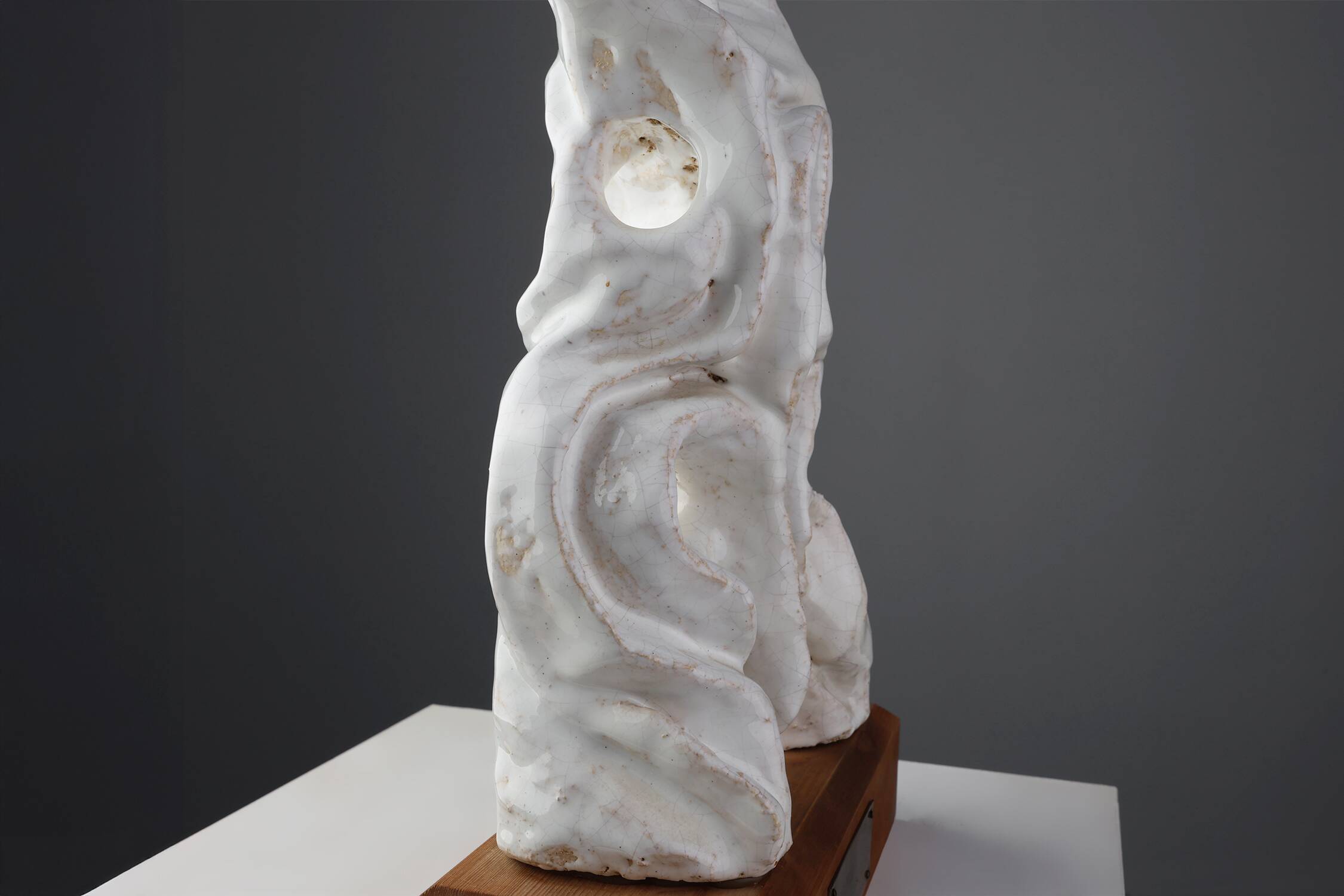 Abstract Ceramic Sculpture “Symphonie” by Freddy Callant, Belgium 1960s